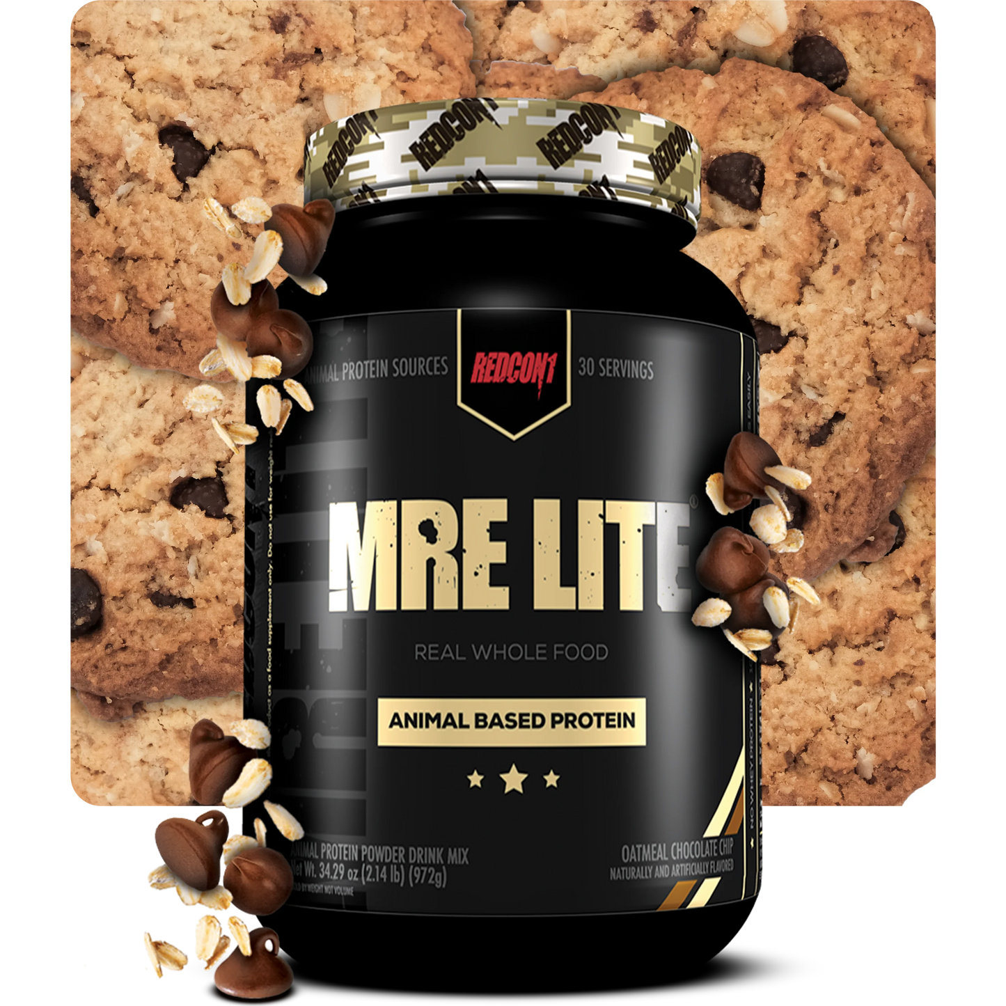 REDCON1 MRE LITE 2 LBS OATMEAL CHOCOLATE CHIP 30 SERVINGS