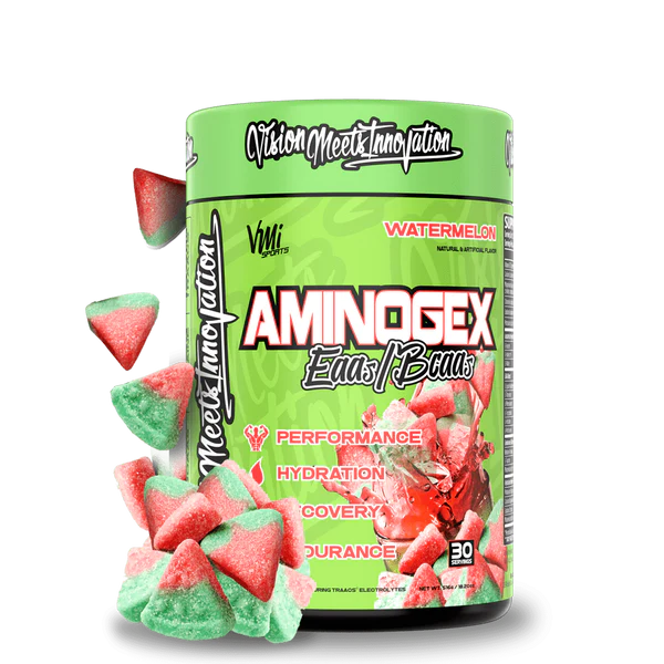 VMI SPORTS AMINOGEX ULTRA RED FRUIT CANDY 30 SERVINGS