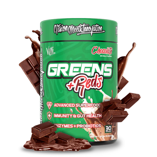 VMI SPORTS GREENS & REDS CHOCOLATE 30 SERVINGS