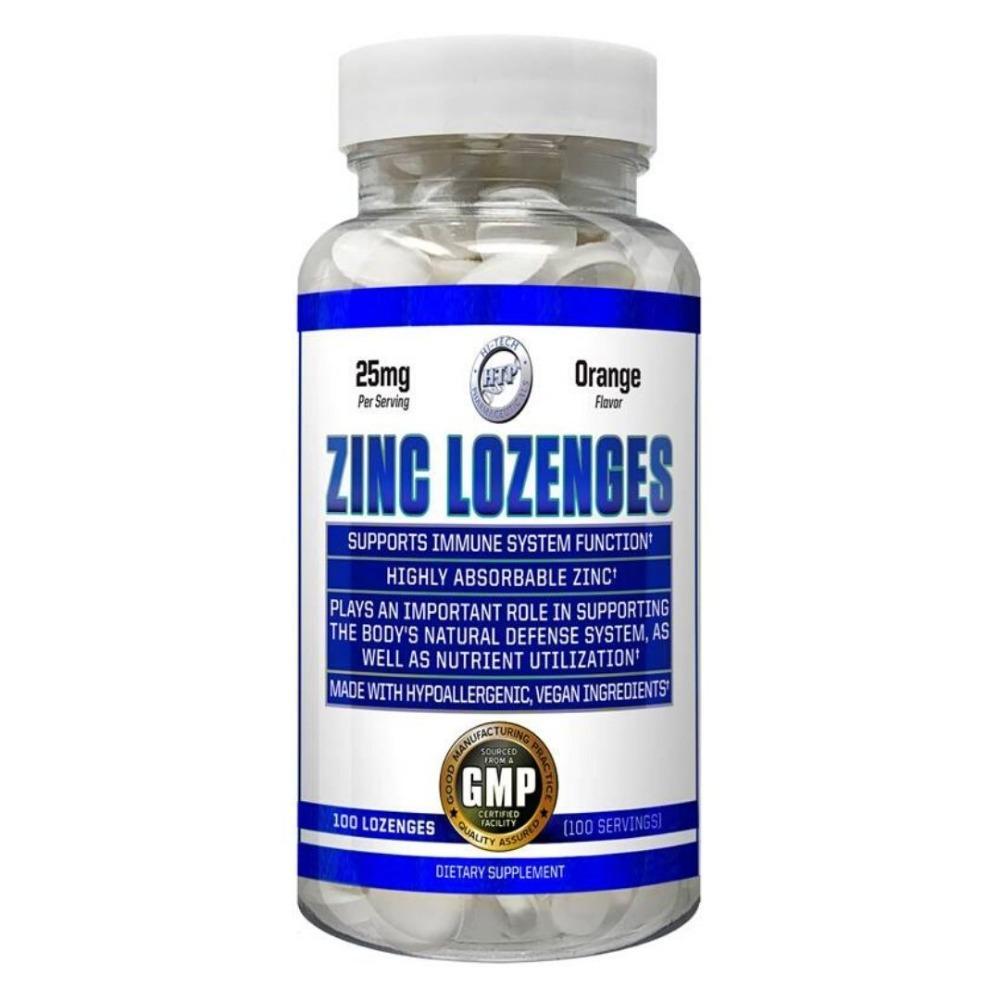 HI TECH PHARMACEUTICALS ZINC LOZENGES 100 CAPSULES ORANGE 100 SERVINGS