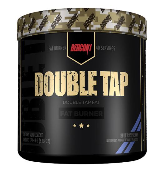 REDCON1 DOUBLE TAP FAT BURNER BLUE RASPBERRY 30 SERVINGS