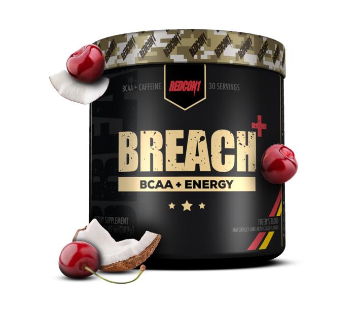 REDCON1 BREACH BCAA + ENERGY TIGERS BLOOD 30 SERVINGS