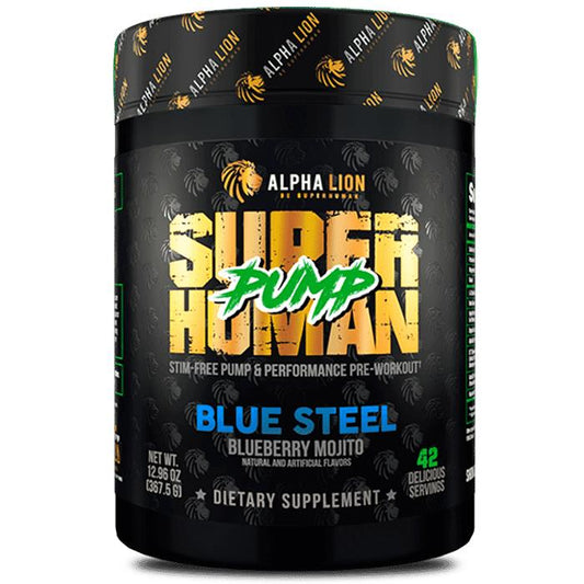 ALPHA LION SUPERHUMAN PUMP 42 SRV BLUE STEEL