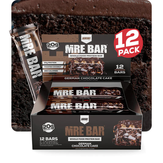 REDCON1 MRE BAR 12-20g GERMAN CHOCOLATE CAKE 12 BARS PER BOX