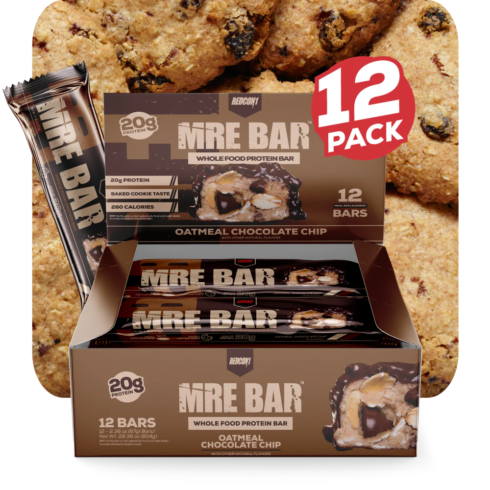 REDCON1 MRE BAR 12-20g OATMEAL CHOCOLATE 12 BARS PER BOX