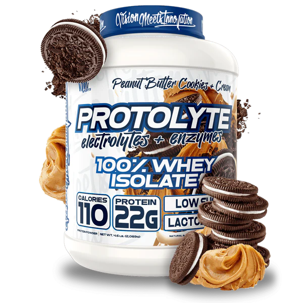 VMI PROTOLYTE PEANUT BUTTER COOKIES & CREAM 4.6 LBS 70 SERVINGS