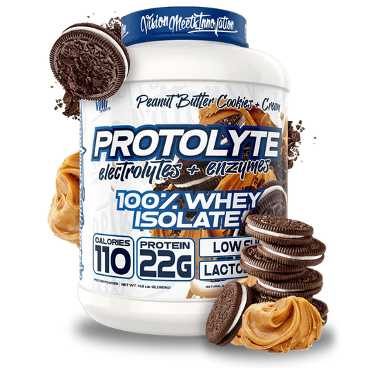 VMI PROTOLYTE PEANUT BUTTER COOKIES & CREAM 4.6 LBS 70 SERVINGS