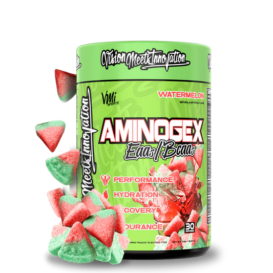 VMI SPORTS AMINOGEX ULTRA RED FRUIT CANDY  30 SERVINGS