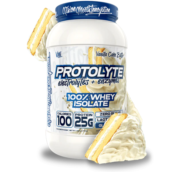 VMI SPORTS  PROTOLYTE VANILLA CAKE BATTER 1.6LBS 25 SERVINGS