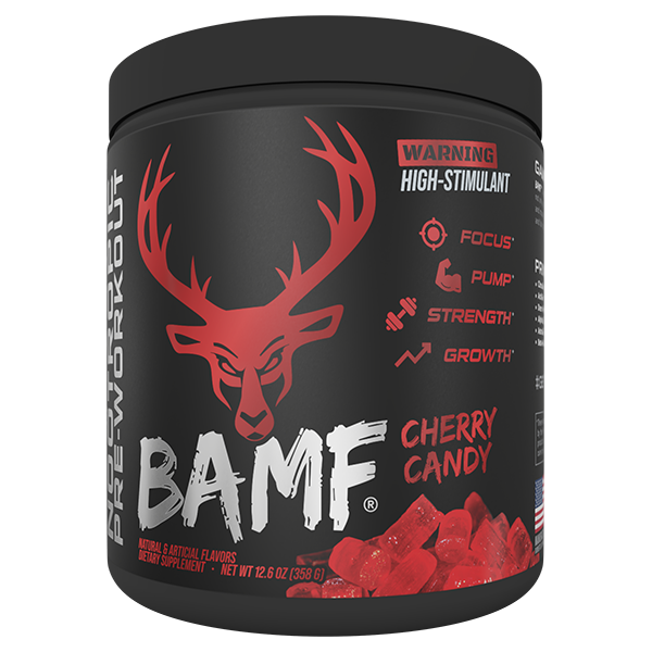 BUCKED UP BAMF  CHERRY HARD CANDY 30 SERVINGS