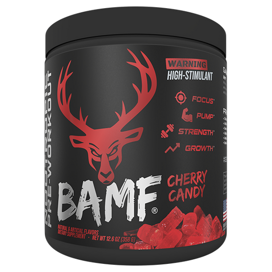 BUCKED UP BAMF  CHERRY HARD CANDY 30 SERVINGS