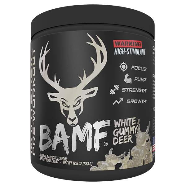 BUCKED UP BAMF  WHITE GUMMY DEER 30 SERVINGS