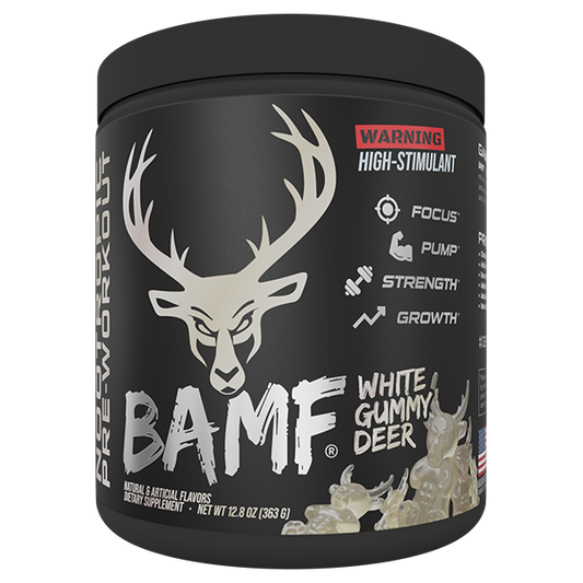 BUCKED UP BAMF  WHITE GUMMY DEER 30 SERVINGS