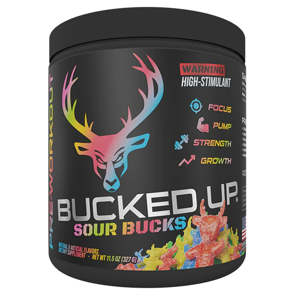 BUCKED UP PRE WORKOUT SOUR BUCK 30 SERVINGS