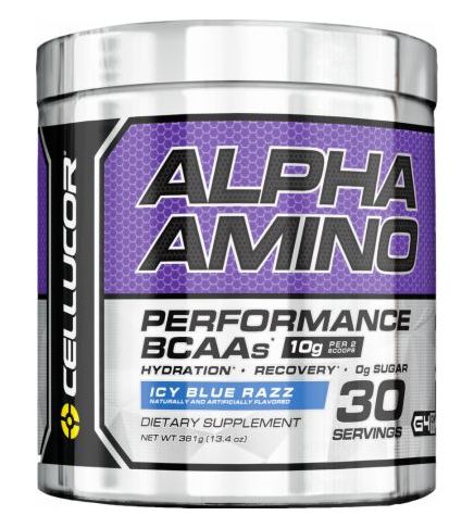 CELLULOR ALPHA AMINO  ICY BLUE RAZZ 30 SERVINGS