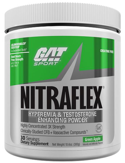 GAT NITRAFLEX 300g GREEN APPLE 30 SERVINGS