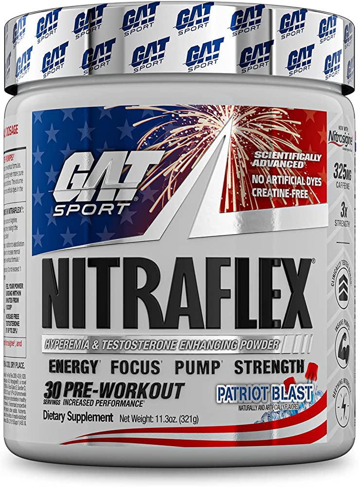 GAT NITRAFLEX 300g PATRIOT BLAST 30 SERVINGS