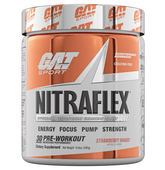 GAT NITRAFLEX 300g STRAWBERRY MANGO 30 SERVINGS