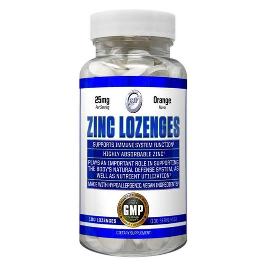 HI TECH PHARMACEUTICALS  ZINC LOZENGES 100 CAPSULES ORANGE 100 SERVINGS