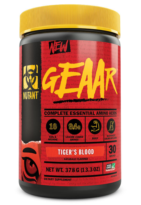 MUTANT GEAAR 378G TIGER'S BLOOD 30 SERVINGS