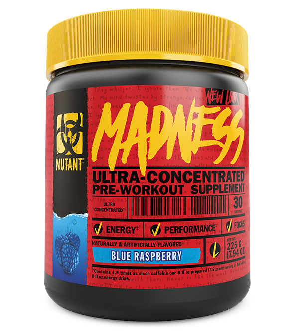 MUTANT MADNESS 225G BLUE RASPBERRY 30 SERVINGS