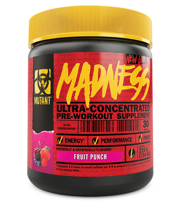 MUTANT MADNESS 225G FRUIT PUNCH 30SERVINGS