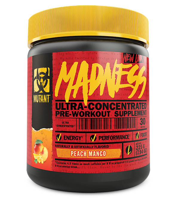 MUTANT MADNESS 225G PEACH MANGO 30 SERVINGS