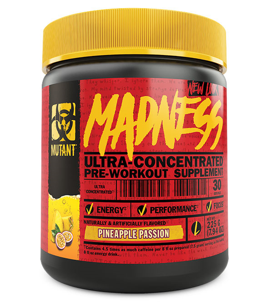 MUTANT MADNESS 225G PINEAPPLE PASSION 30 SERVINGS