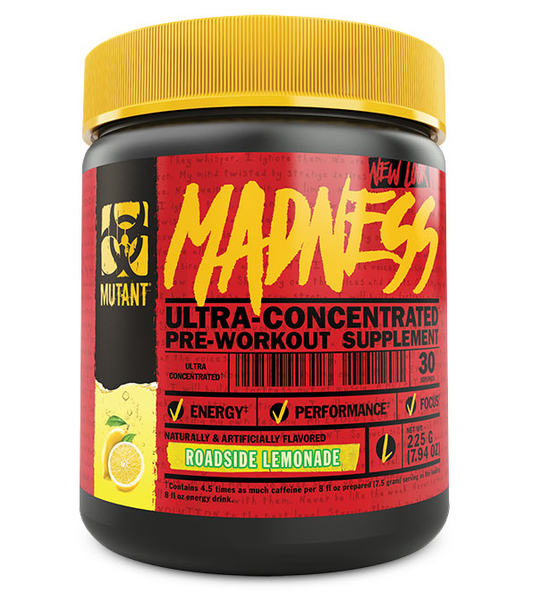 MUTANT MADNESS 225G ROADSIDE LEMONADE 30 SERVINGS