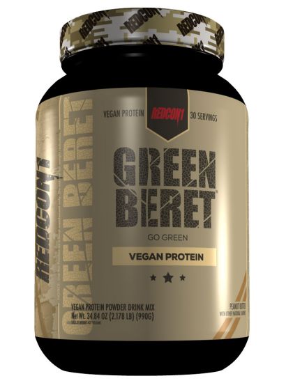 REDCON1 GREEN BERET VEGAN PR0TEIN 2 LBS PEANUT BUTTER 30 SERVINGS