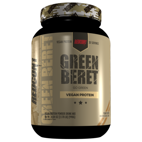 REDCON1 GREEN BERET VEGAN PR0TEIN 2 LBS PEANUT BUTTER COOKIE 30 SERVINGS