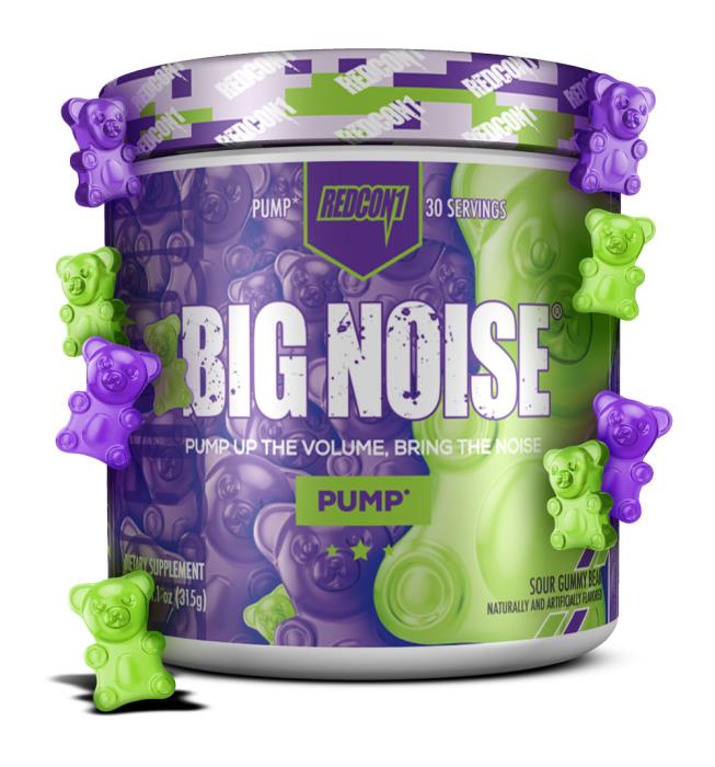 REDCON1 BIG NOISE LE SOUR GUMMY BEAR STIM FREE 30 SERVINGS