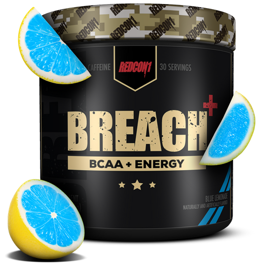 REDCON1  BREACH BCAA + ENERGY  BLUE LEMONADE 30 SERVINGS