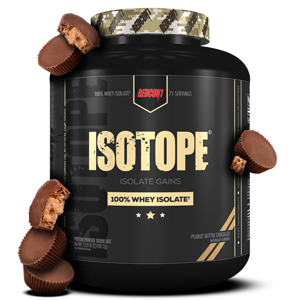 REDCON1 ISOTOPE WHEY ISOLATE 5 LBS PEANUT BUTTER CHOCOLATE 71 SERVINGS