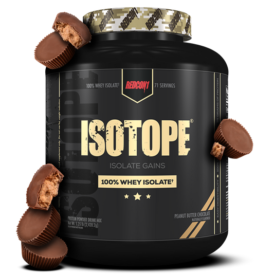 REDCON1 ISOTOPE WHEY ISOLATE 5 LBS PEANUT BUTTER CHOCOLATE 71 SERVINGS