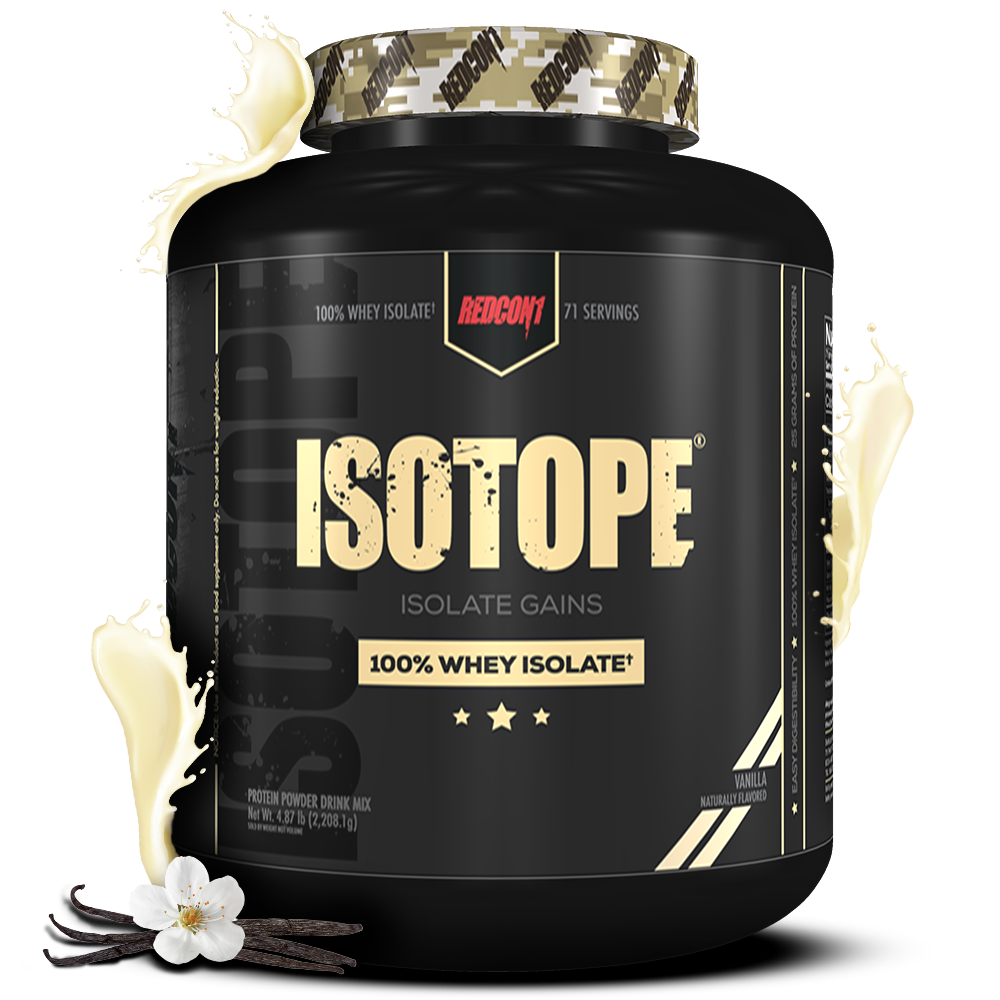 REDCON1 ISOTOPE WHEY ISOLATE 5 LBS VANILLA 73 SERVINGS