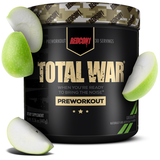 REDCON1  TOTAL WAR GREEN APPLE   30 SERVINGS