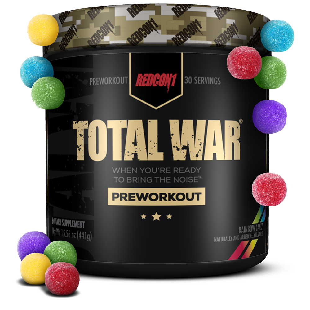 REDCON1 TOTAL  WAR RAINBOW CANDY 30 SERVINGS